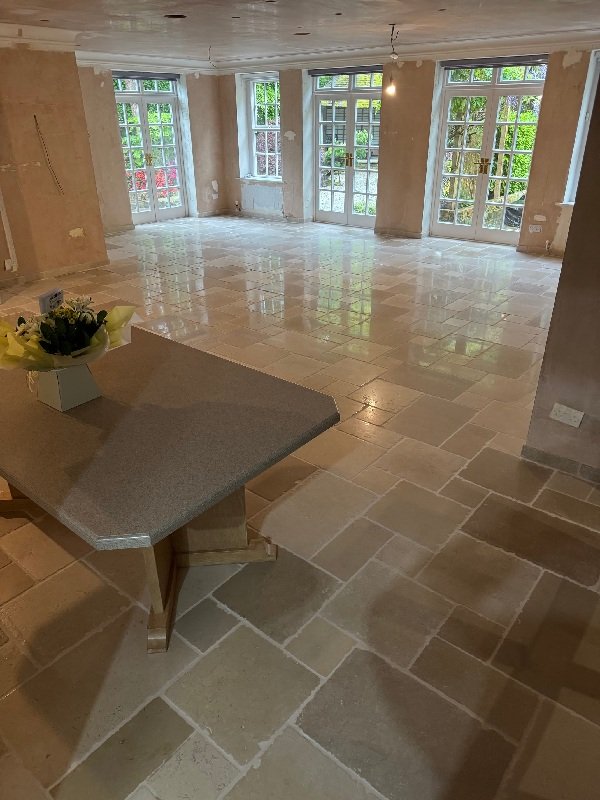 Stone floor cleaning and sealing service in Doncaster